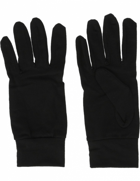 Rękawiczki z wełny merino unisex Whistler Dane, czarny, przód
