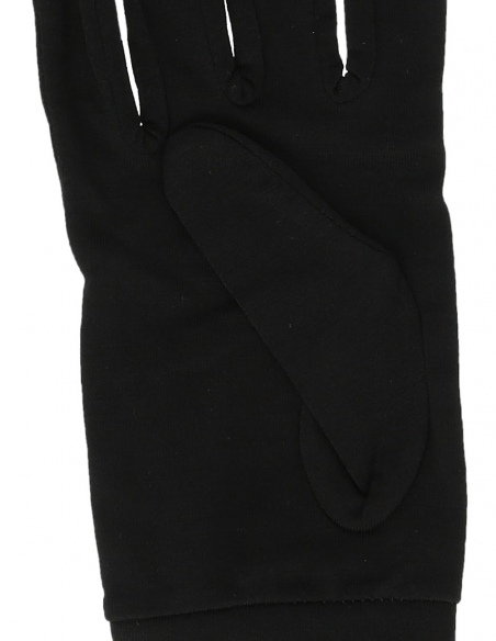 Rękawiczki z wełny merino unisex Whistler Dane, czarny, detal