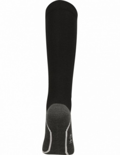 Skarpety narciarskie unisex z wełną Whistler Teman, czarny, przód 2