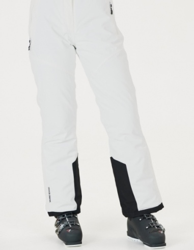 Spodnie narciarskie damskie Whistler Yarra W-PRO 15000, biały, na modelu, przód