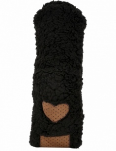 Skarpety domowe teddy unisex Whistler Callana z antypoślizgiem, czarny, przód 2