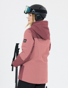 Kurtka narciarska damska Whistler Kingland W-PRO 10000, liliowy, na modelu, przód 2