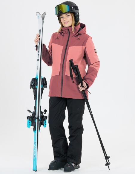 Kurtka narciarska damska Whistler Kingland W-PRO 10000, liliowy, na modelu, przód