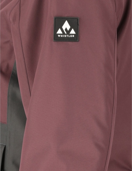 Kurtka narciarska damska Whistler Drizzle W-PRO 10000, liliowy, detal