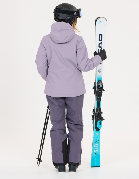 Kurtka narciarska damska Whistler Drizzle W-PRO 10000, fioletowy, na modelu, tył