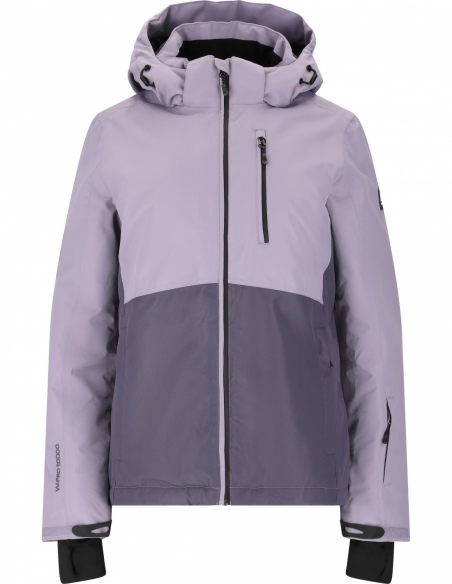 Kurtka narciarska damska Whistler Drizzle W-PRO 10000, fioletowy, przód