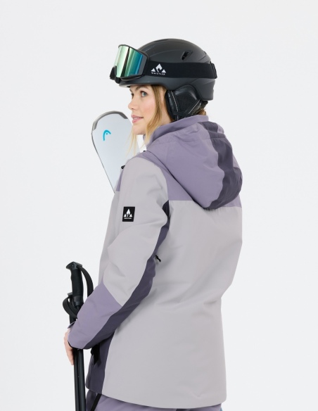 Kurtka narciarska damska Whistler Kingland W-PRO 10000, fioletowy, na modelu, tył