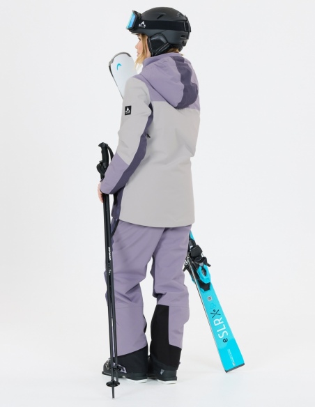 Kurtka narciarska damska Whistler Kingland W-PRO 10000, fioletowy, na modelu, tył