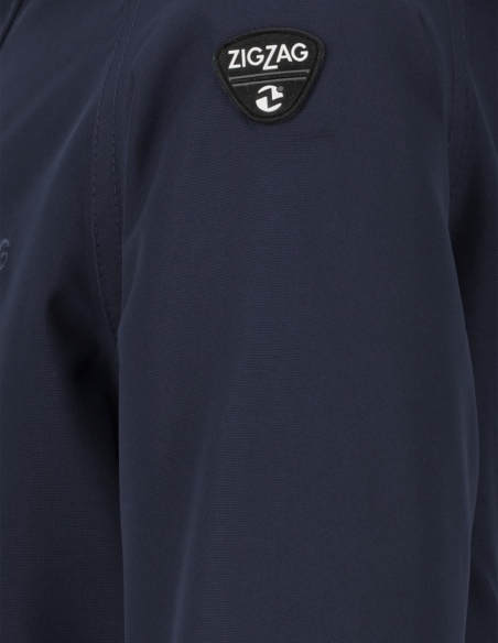 Kombinezon narciarski dziecięcy ZigZag Vally Coverall W-PRO, niebieski, detal