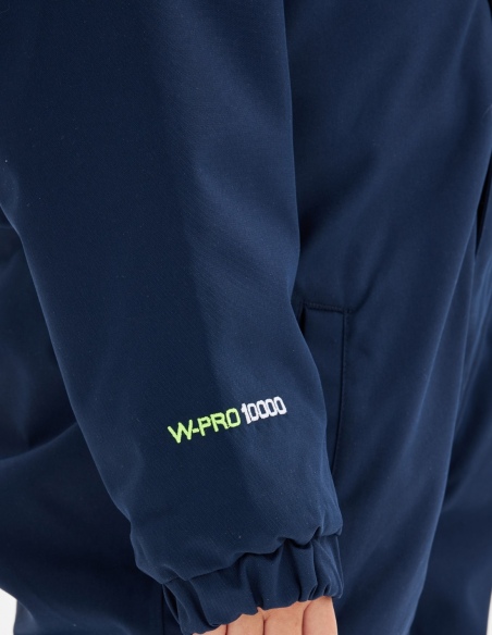 Kombinezon narciarski dziecięcy ZigZag Vally Coverall W-PRO, niebieski, detal