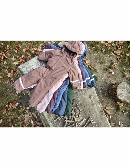 Kombinezon narciarski dziecięcy ZigZag Vally Coverall W-PRO, niebieski, detal