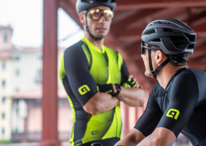 Koszulka rowerowa męska Alé Cycling PR-R Square