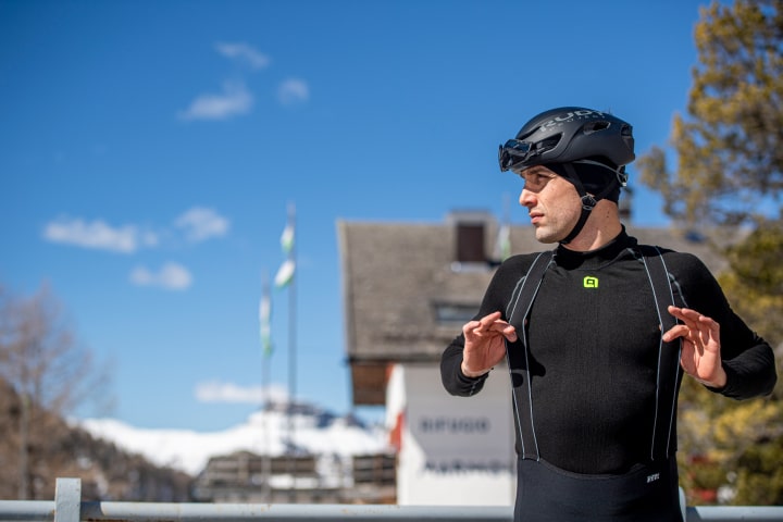 Koszulka rowerowa męska Alé Cycling PR-R Square