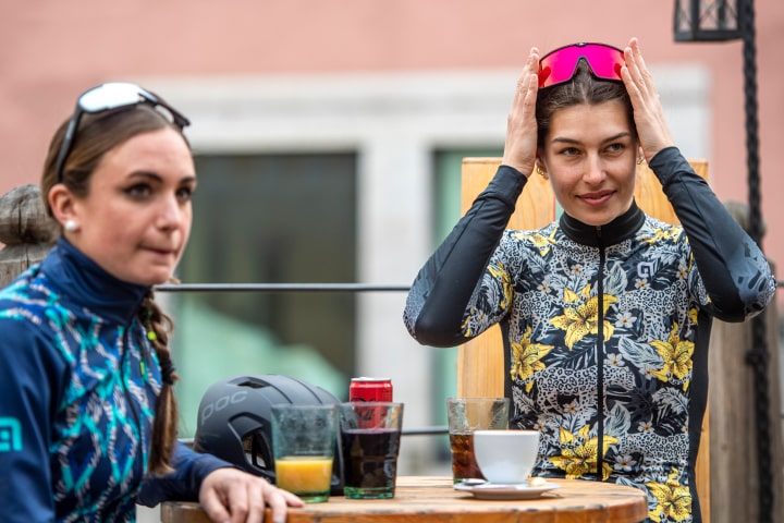 Bluza rowerowa damska Alé Cycling PR-R Hibicus