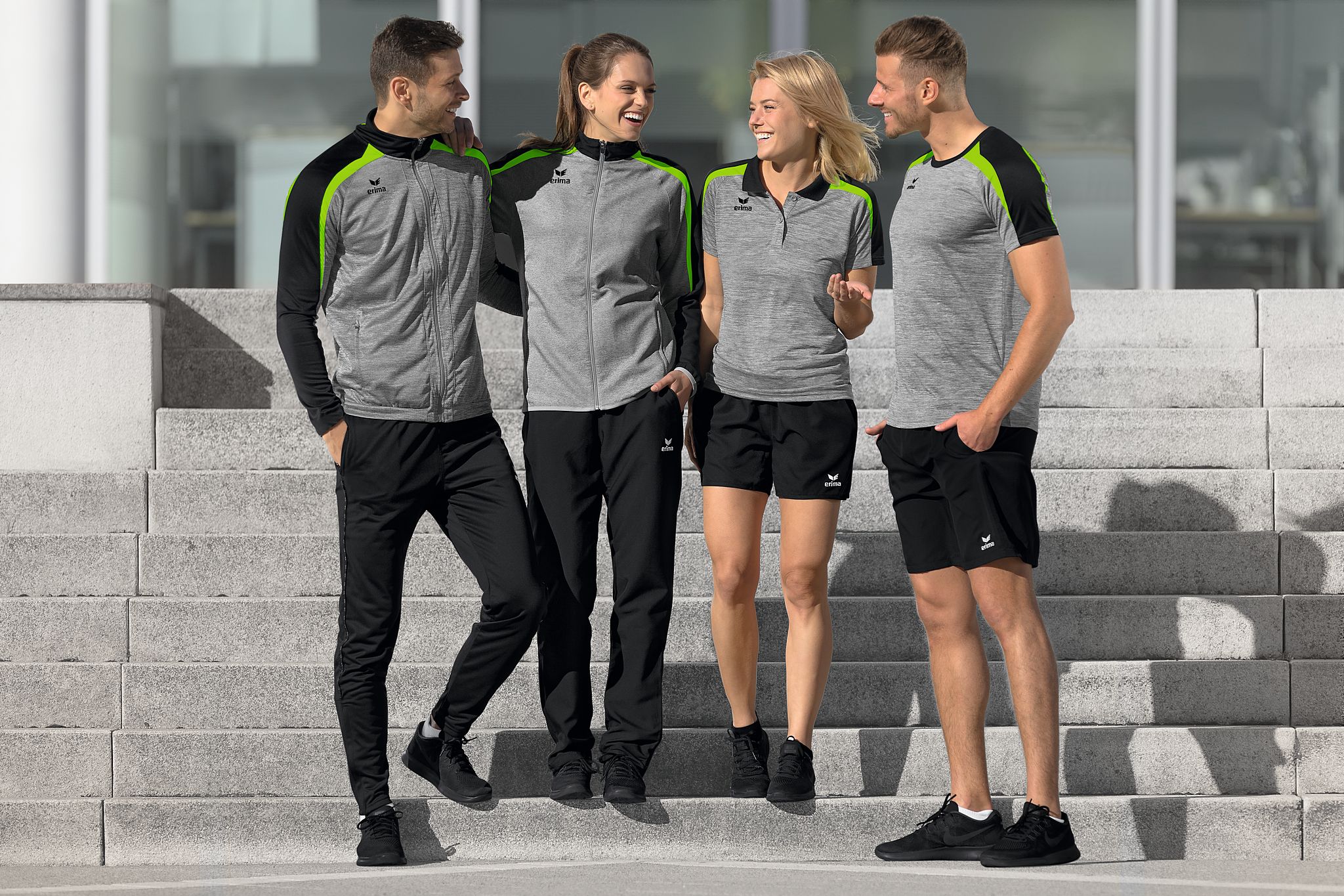 Spodnie treningowe męskie Erima Training Pants with calf insert 2.0