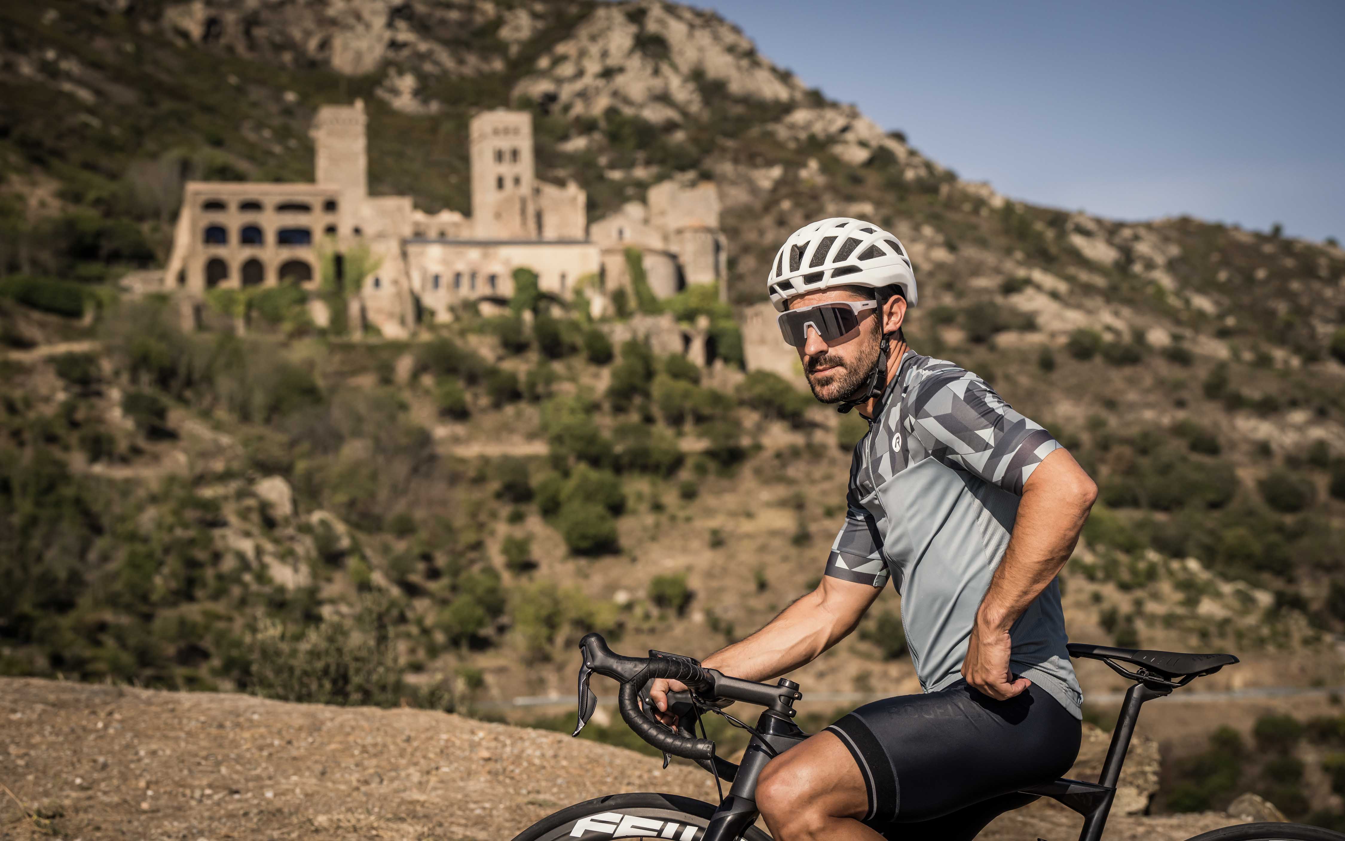 Koszulka rowerowa męska Rogelli Essential Graphic