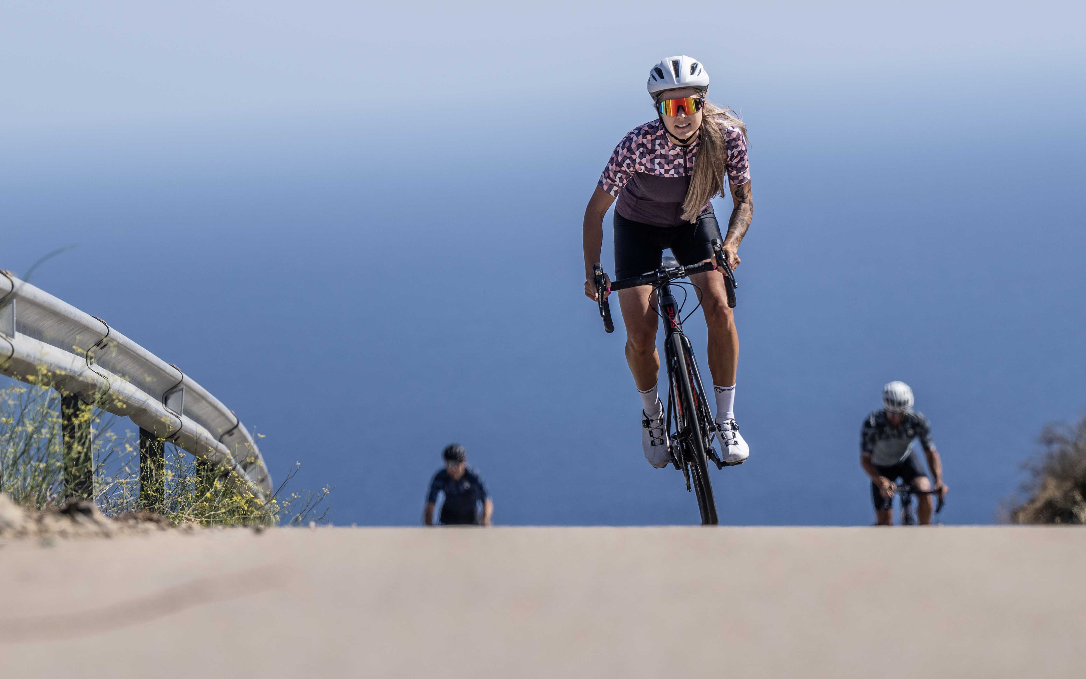 Koszulka rowerowa damska Rogelli Essential Graphic