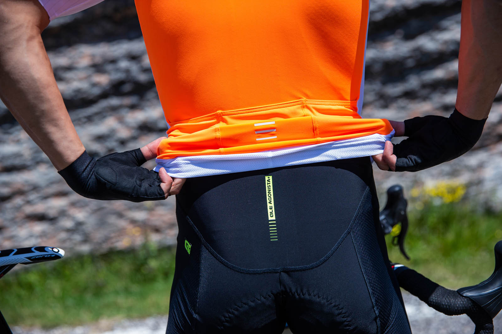 Spodenki rowerowe męskie Alé Cycling R-EV1 Agonista Plus