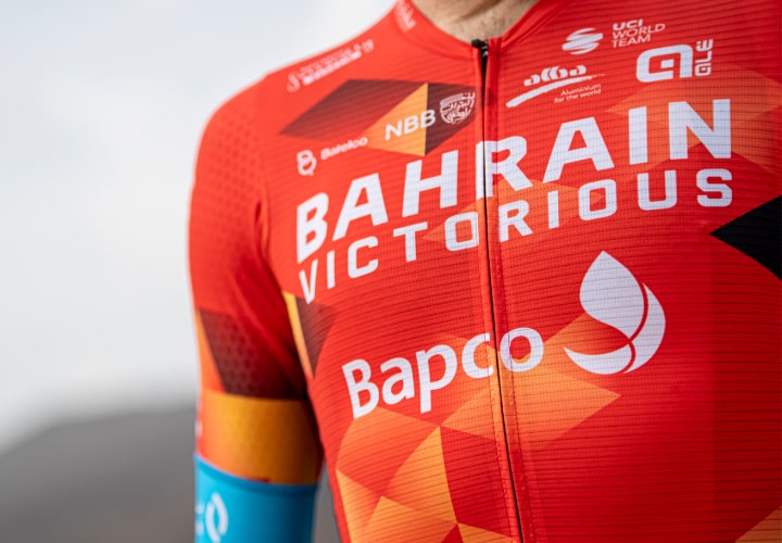 Koszulka rowerowa męska Alé Cycling Prime Bahrain Victorious