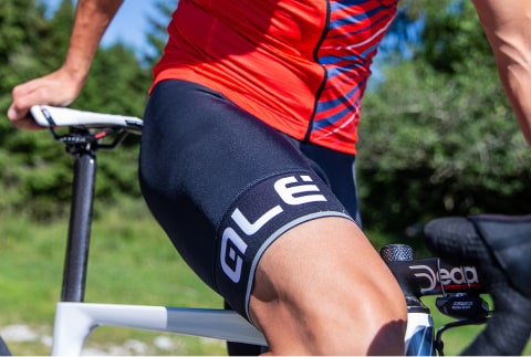 Spodenki rowerowe męskie Alé Cycling Solid Corsa